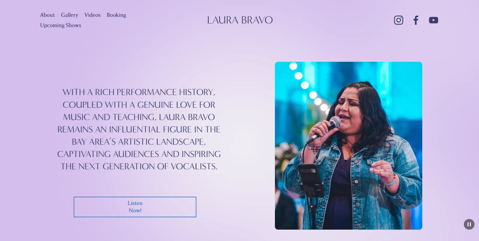 ANTES — sitio anterior de Laura Bravo